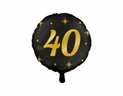 Helium Ballon 40 Jaar Leeg 30cm