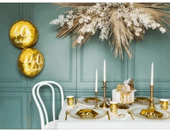 Helium Ballon 40Th Birthday Goud Leeg 45cm -Feestspullen Winkel helium ballon 40th birthday goud leeg 45cm 4