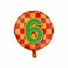 Helium Ballon 6 Jaar Gekleurd Leeg 46cm