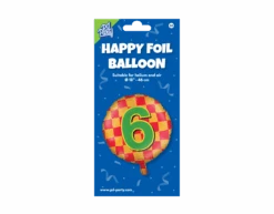 Helium Ballon 6 Jaar Gekleurd Leeg 46cm -Feestspullen Winkel helium ballon 6 jaar gekleurd leeg 46cm 2