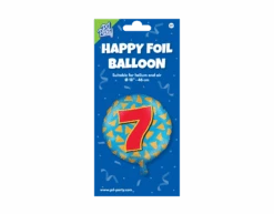 Helium Ballon 7 Jaar Gekleurd Leeg 46cm -Feestspullen Winkel helium ballon 7 jaar gekleurd leeg 46cm 2