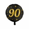 Helium Ballon 90 Jaar Leeg 30cm