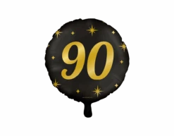 Helium Ballon 90 Jaar Leeg 30cm