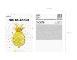Helium Ballon Ananas Goud 63cm -Feestspullen Winkel helium ballon ananas goud 63cm 4