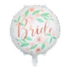 Helium Ballon Bride Bloemen Leeg 45cm