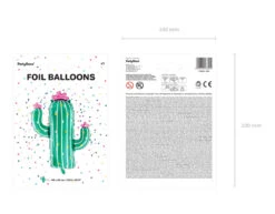 Helium Ballon Cactus Leeg 82cm -Feestspullen Winkel helium ballon cactus leeg 82cm 7