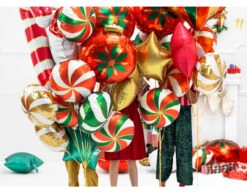 Helium Ballon Candy Groen Leeg 35cm -Feestspullen Winkel helium ballon candy groen leeg 35cm 3