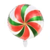 Helium Ballon Candy Groen Rood Leeg 35cm