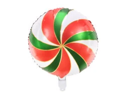 Helium Ballon Candy Groen Rood Leeg 35cm