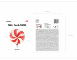 Helium Ballon Candy Rood Leeg 35cm -Feestspullen Winkel helium ballon candy rood leeg 35cm 5