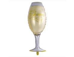 Helium Ballon Champagne Glas Leeg 1,09m