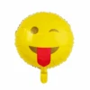 Helium Ballon Emoji Tong 45cm Leeg