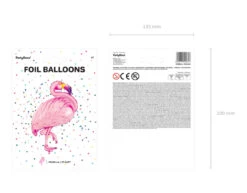 Helium Ballon Flamingo Leeg 95cm -Feestspullen Winkel helium ballon flamingo leeg 95cm 5