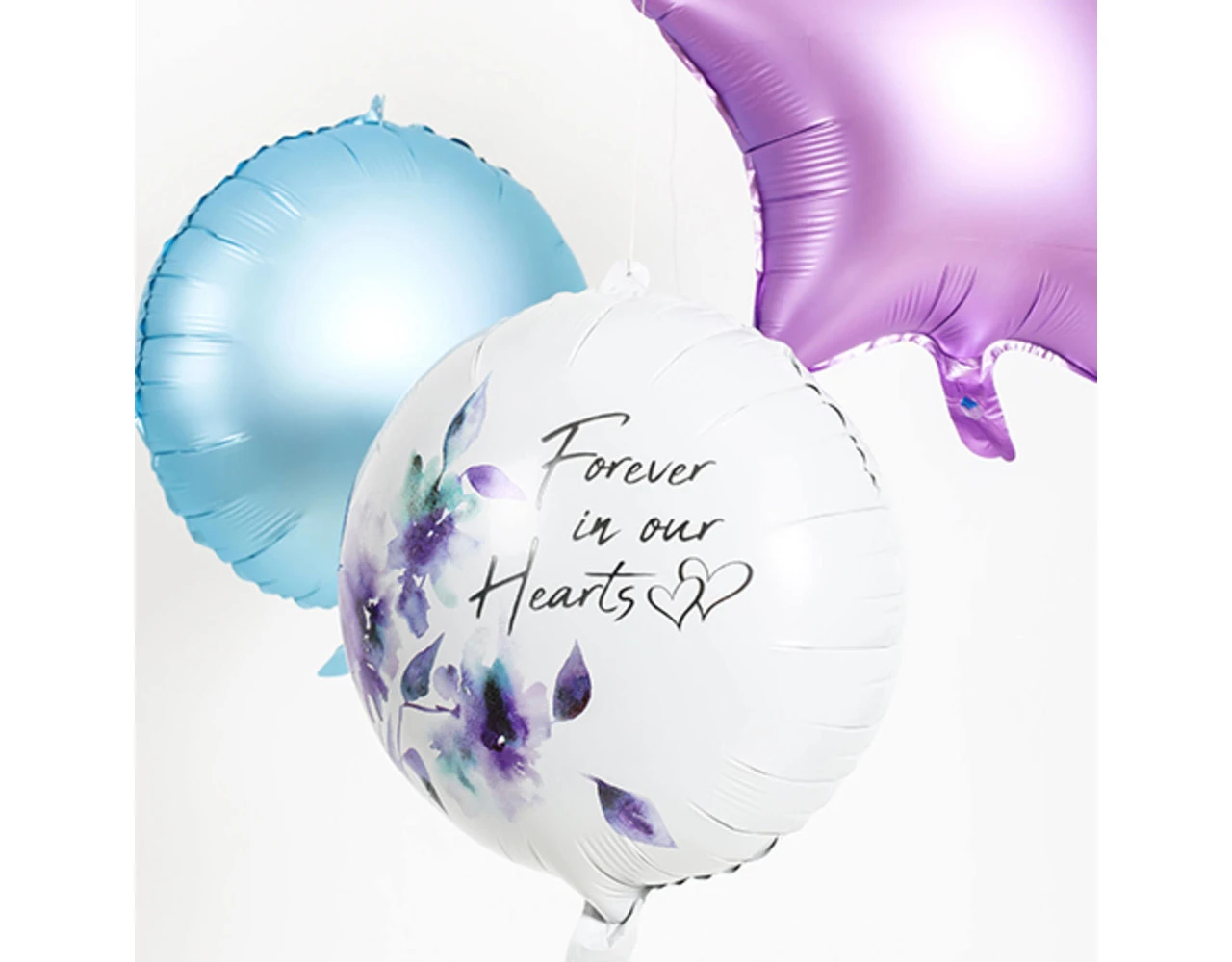 Helium Ballon Forever In Our Hearts Leeg 45cm 2 Helium Ballon Forever In Our Hearts Leeg 45cm - Afbeelding 2
