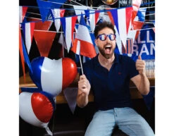 Helium Ballon Frankrijk Hart 45cm -Feestspullen Winkel helium ballon frankrijk hart 45cm 4