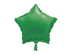 Helium Ballon Groene Ster Leeg 45cm