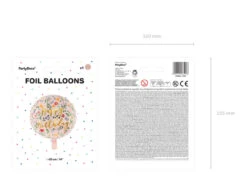 Helium Ballon Happy Birthday Bloemen Roze Leeg 45cm -Feestspullen Winkel helium ballon happy birthday bloemen roze leeg 45c 4