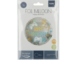 Helium Ballon Happy Birthday Gamen Leeg 45cm -Feestspullen Winkel helium ballon happy birthday gamen leeg 45cm 2