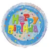 Helium Ballon Happy Birthday Glitters 45cm Leeg