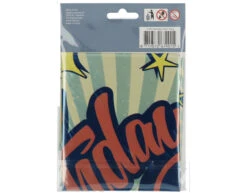 Helium Ballon Happy Birthday Retro Sterren Leeg 45cm -Feestspullen Winkel helium ballon happy birthday retro sterren leeg 45 3