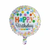 Helium Ballon Happy Birthday Stippen Versiering 45cm Leeg