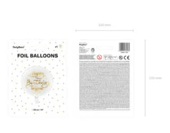 Helium Ballon Happy Birthday To You Leeg 35cm -Feestspullen Winkel helium ballon happy birthday to you leeg 35cm 3