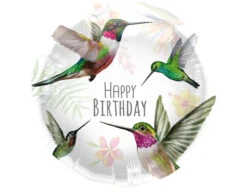 Helium Ballon Happy Birthday Vogel Leeg 45cm