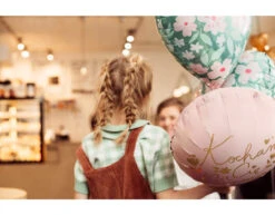 Helium Ballon Hart Bloemen Leeg 45cm -Feestspullen Winkel helium ballon hart bloemen leeg 45cm 3