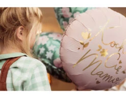 Helium Ballon Hart Bloemen Leeg 45cm -Feestspullen Winkel helium ballon hart bloemen leeg 45cm 5