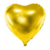 Helium Ballon Hart Goud Leeg 45cm