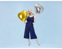 Helium Ballon Hart Goud Leeg 61cm -Feestspullen Winkel helium ballon hart goud leeg 61cm 2