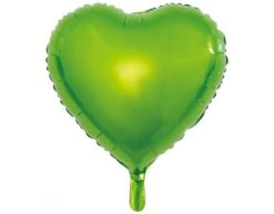 Helium Ballon Hart Groen Leeg 45cm
