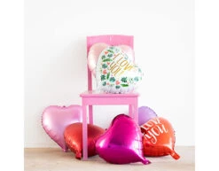 Helium Ballon Hart I Love You Rood Leeg 45cm -Feestspullen Winkel helium ballon hart i love you rood leeg 45cm 3