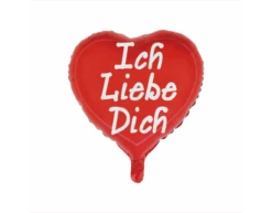 Helium Ballon Hart Ich Liebe Dich 45cm Leeg