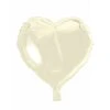 Helium Ballon Hart Ivoor 46cm Leeg