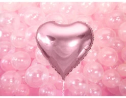 Helium Ballon Hart Lichtroze Leeg 61cm -Feestspullen Winkel helium ballon hart lichtroze leeg 61cm 2