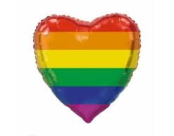 Helium Ballon Hart Regenboog XL Leeg 92cm