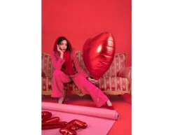 Helium Ballon Hart Rood Leeg 45cm -Feestspullen Winkel helium ballon hart rood leeg 45cm 4