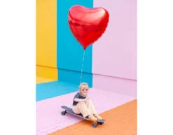 Helium Ballon Hart Rood Leeg 73cm -Feestspullen Winkel helium ballon hart rood leeg 73cm 2