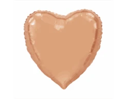 Helium Ballon Hart Rose Goud XL Leeg 92cm