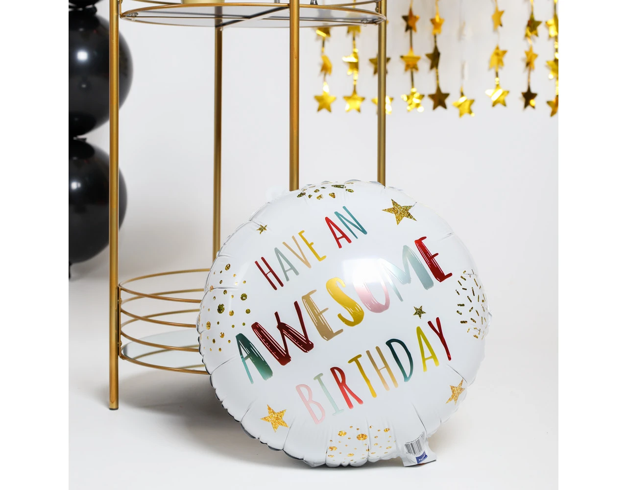 Helium Ballon Have An Awesome Birthday Leeg 45cm 4 Helium Ballon Have An Awesome Birthday Leeg 45cm - Afbeelding 4