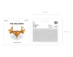 Helium Ballon Hert Leeg 73cm -Feestspullen Winkel helium ballon hert leeg 73cm 6