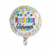 Helium Ballon Herzlichen Gl√ºckwunsch Confetti 45cm Leeg