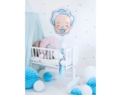 Helium Ballon Hoofd Baby Jongen Leeg 45cm -Feestspullen Winkel helium ballon hoofd baby jongen leeg 45cm 4