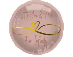 Helium Ballon Infinity Love Leeg 45cm