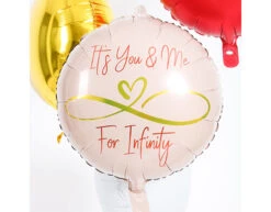 Helium Ballon Infinity Love Leeg 45cm -Feestspullen Winkel helium ballon infinity love leeg 45cm 4