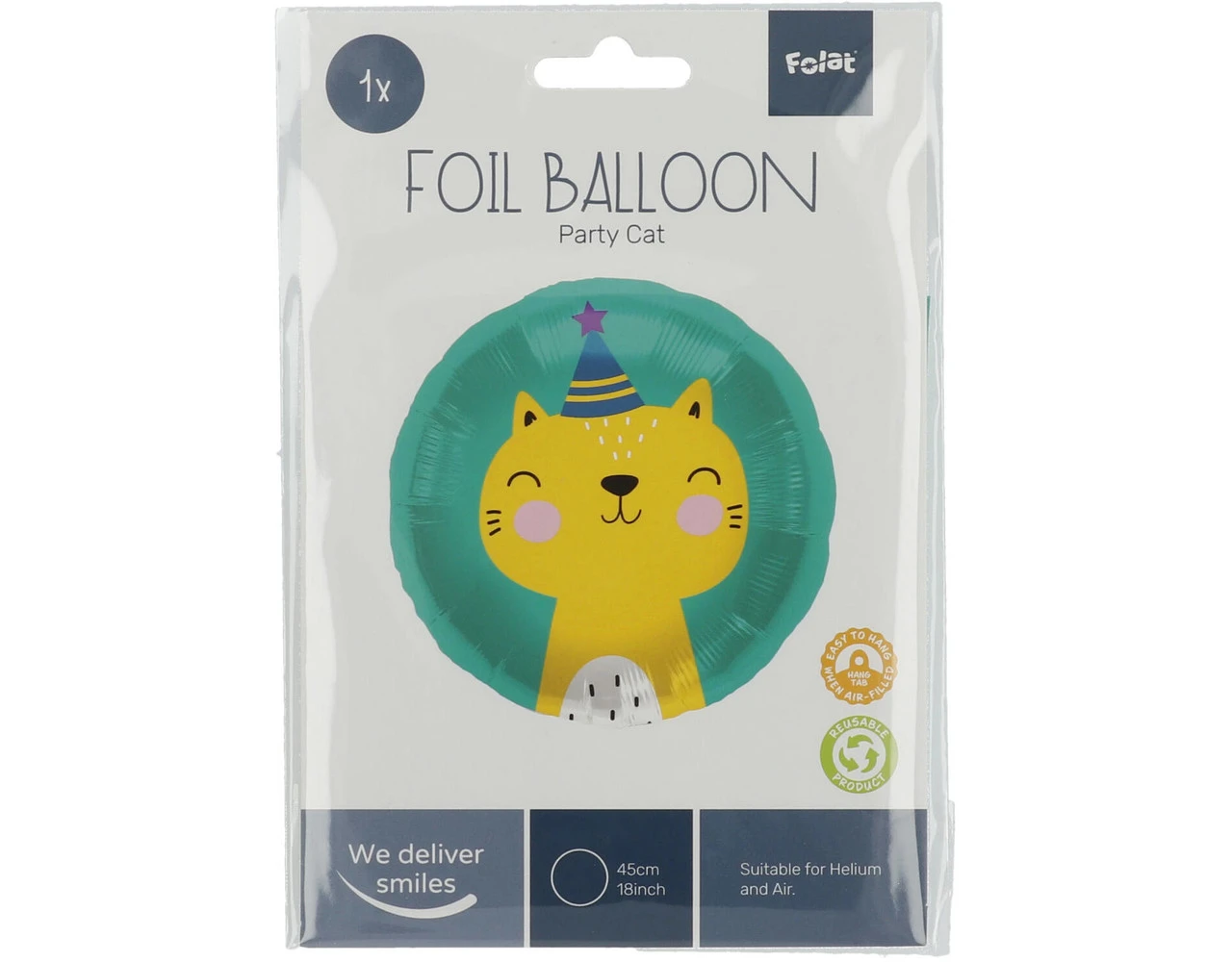 Helium Ballon Kat Leeg 45cm 3 Helium Ballon Kat Leeg 45cm - Afbeelding 3