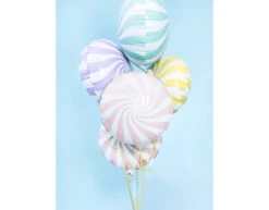 Helium Ballon Lichtroze Swirl 45cm Leeg -Feestspullen Winkel helium ballon lichtroze swirl 45cm leeg 2