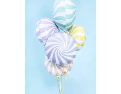 Helium Ballon Lila Swirl 45cm Leeg -Feestspullen Winkel helium ballon lila swirl 45cm leeg 2