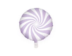 Helium Ballon Lila Swirl 45cm Leeg